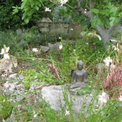 Statuette bouddha appel de la terre à témoin