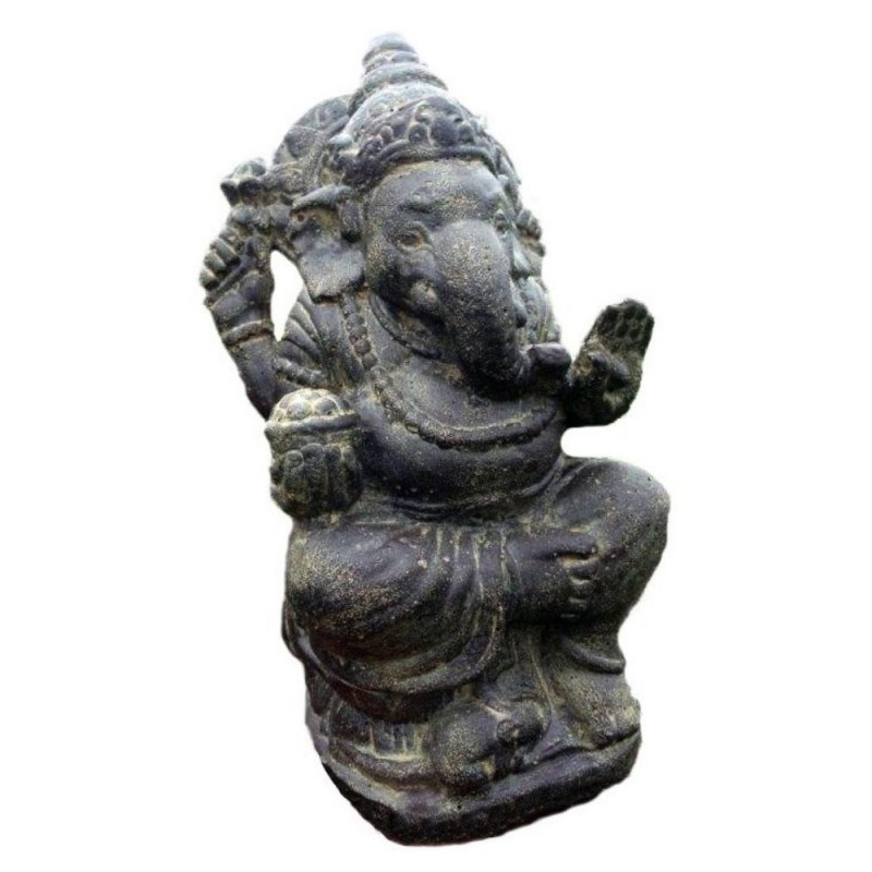 Statuette Ganesh Jardin - sculpture en pierre