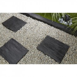 Dalle de jardin rectangulaire schiste ardoisier