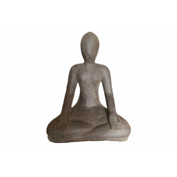 Statue de jardin femme en position de yoga