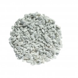 Gravillon marbre blanc carrare 9/12 mm