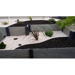 Bordurette noire pour contours d'espaces gravillonnés