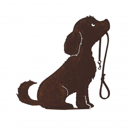 Statue De Chien En Métal Pour Jardin - DUOKON - Décoration Extérieure