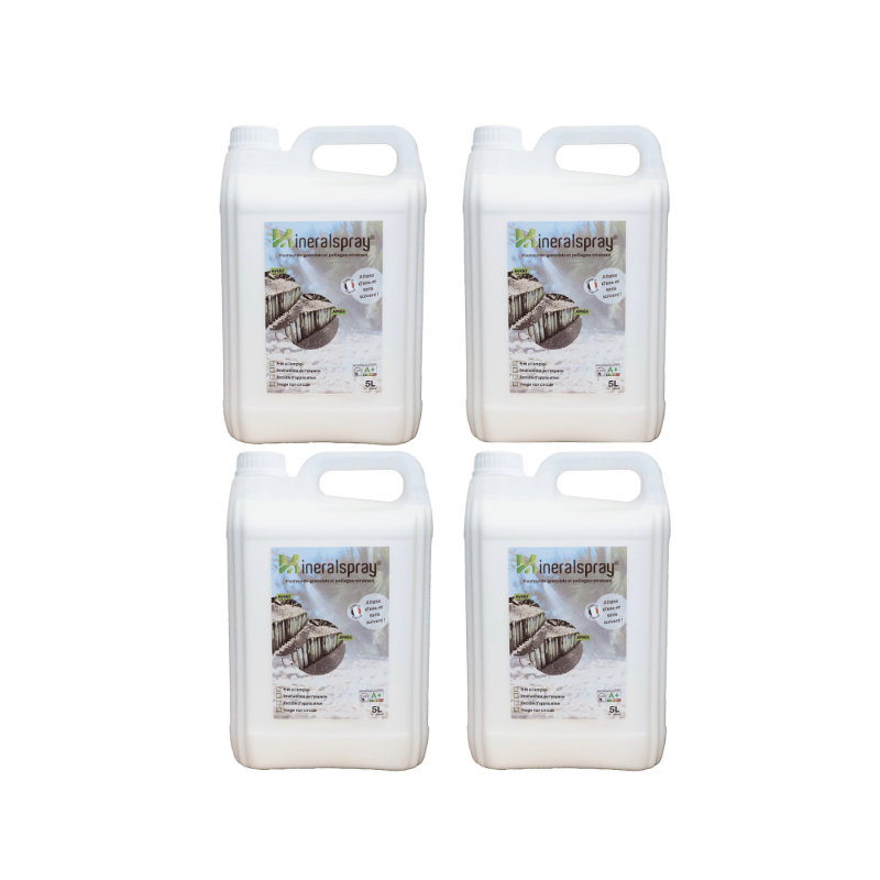 Lot de 4 bidons de mineralspray vendu en carton