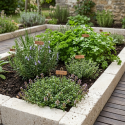 bordure travertin 30x10x10 pour potager