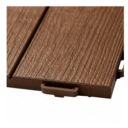 Dalle clipsable marron