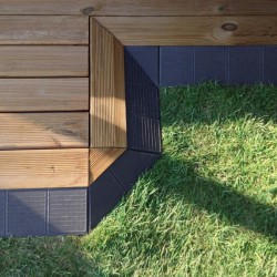 Bordure de finition dalle autoportante terrasse