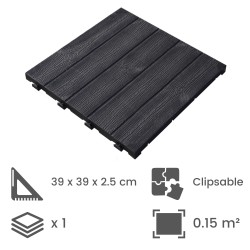 dalle clipsable imitation bois