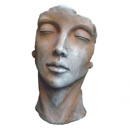 Statue visage femme jardin - xxl exterieur
