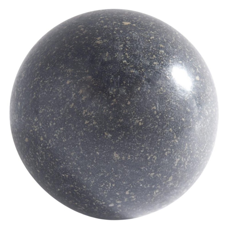 boule deco jardin granit blanc noir
