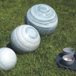 Sphere marbre pierre decoration jardin