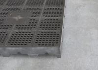 Pose de dalle clipsable sur une dalle béton