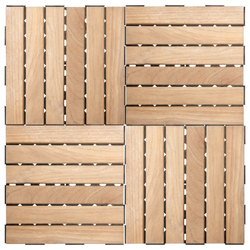 calepinage dalle clipsable en pose mosaïque